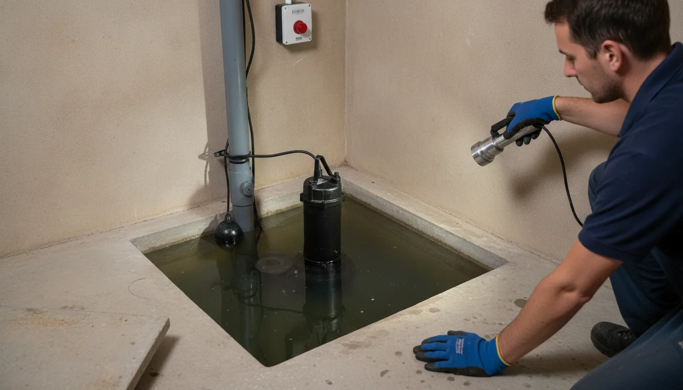 Dépannage pompe de relevage Gouesnach – problème / diagnostic